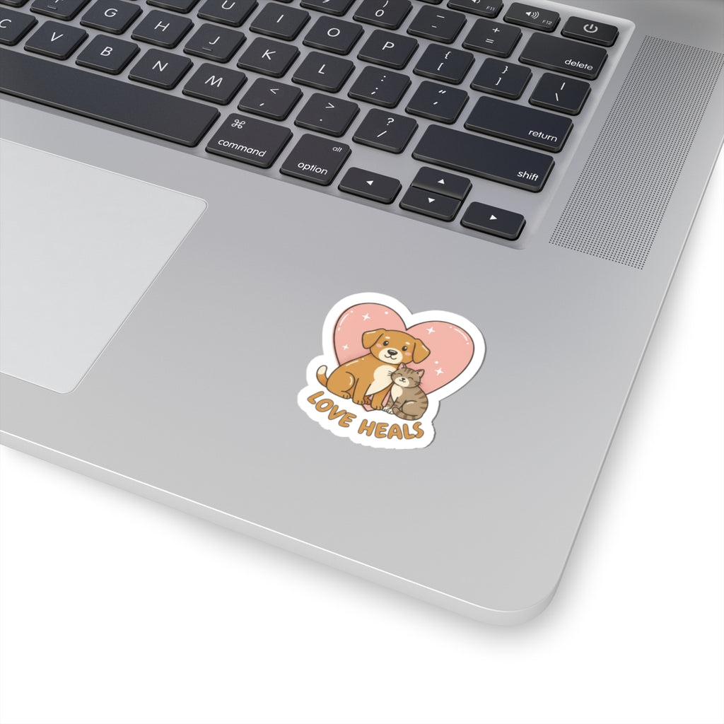 Minimal Pet Outline Kiss-Cut Stickers | one-line pet art, pet outline design