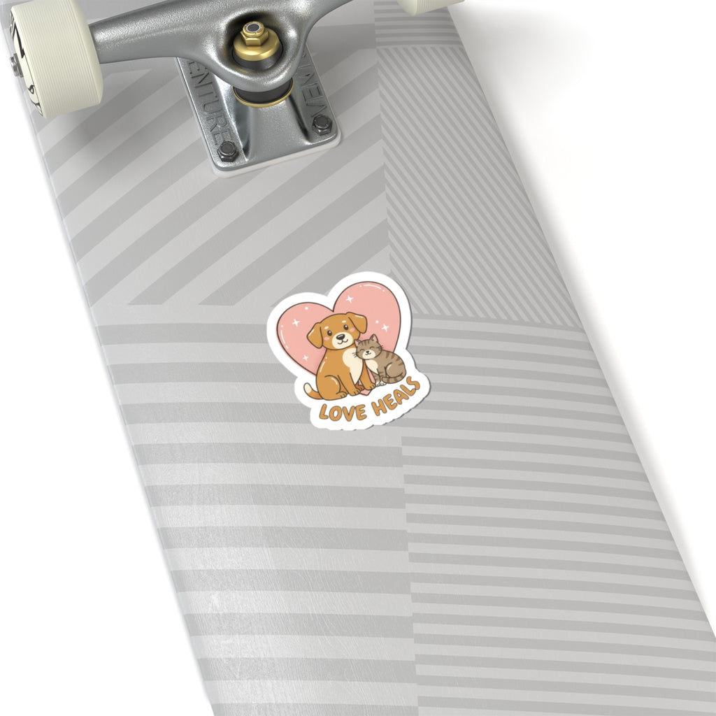 Minimal Pet Outline Kiss-Cut Stickers | one-line pet art, pet outline design
