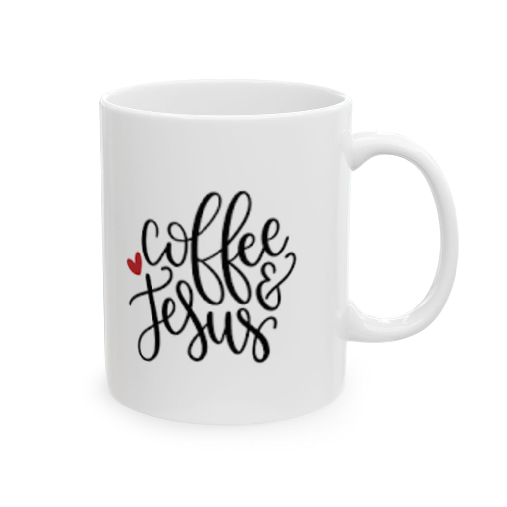 Ceramic Mug — Cute Jesus Script Design (11oz & 15oz)