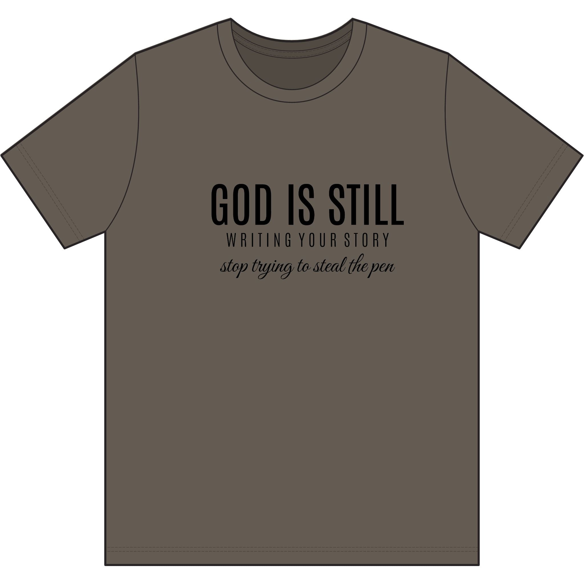Writing your story T-Shirt — "Prints Made With Love" Minimal Graphic Tee