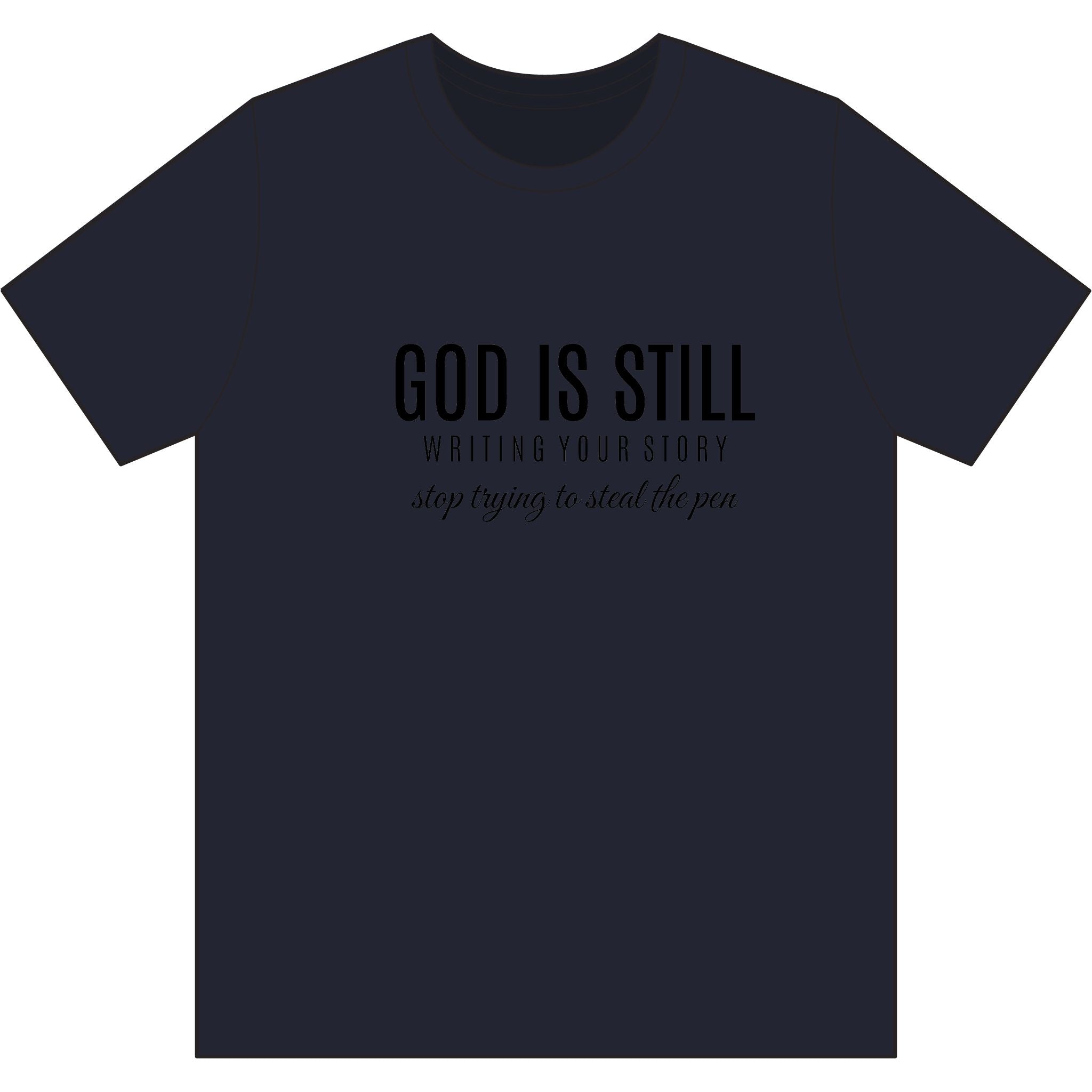 Writing your story T-Shirt — "Prints Made With Love" Minimal Graphic Tee