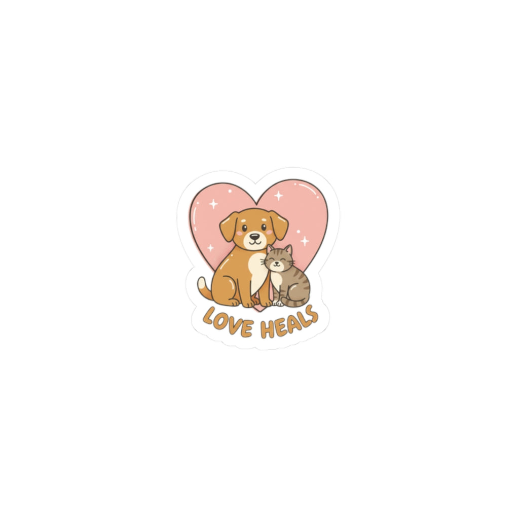 Minimal Pet Outline Kiss-Cut Stickers | one-line pet art, pet outline design