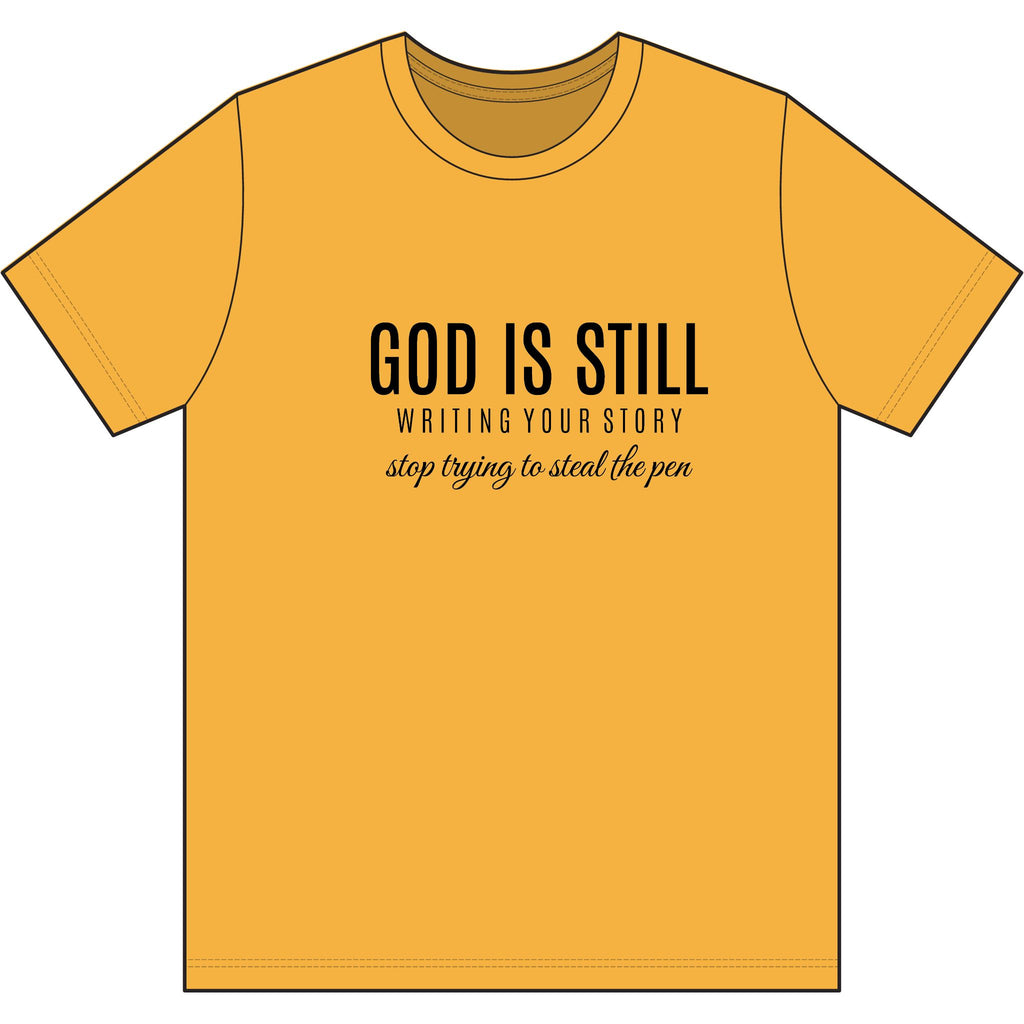 Writing your story T-Shirt — "Prints Made With Love" Minimal Graphic Tee