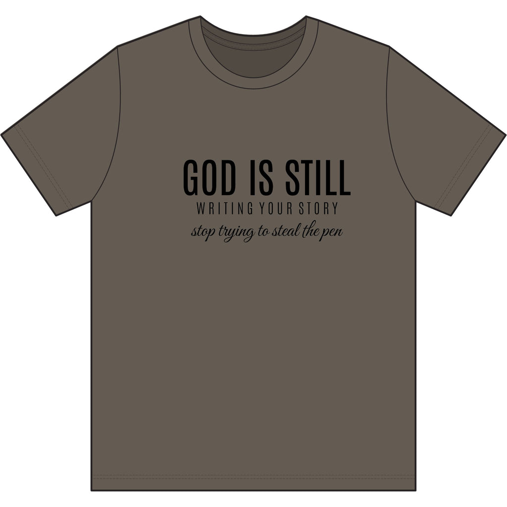 Writing your story T-Shirt — "Prints Made With Love" Minimal Graphic Tee