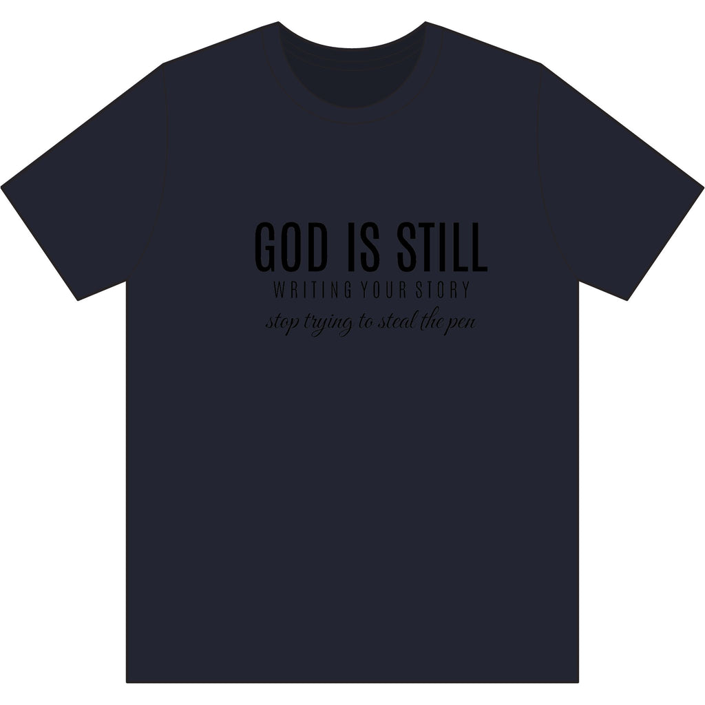 Writing your story T-Shirt — "Prints Made With Love" Minimal Graphic Tee