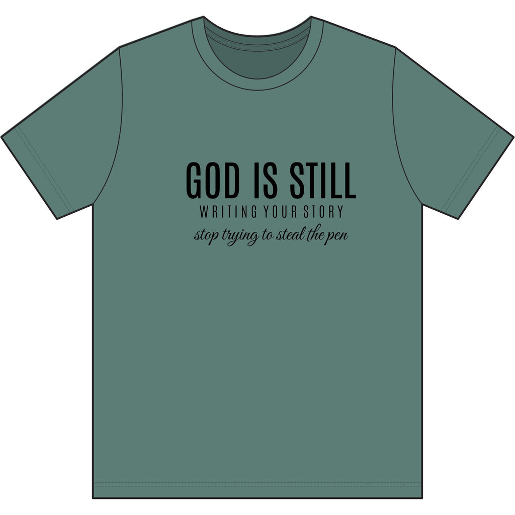 Writing your story T-Shirt — "Prints Made With Love" Minimal Graphic Tee