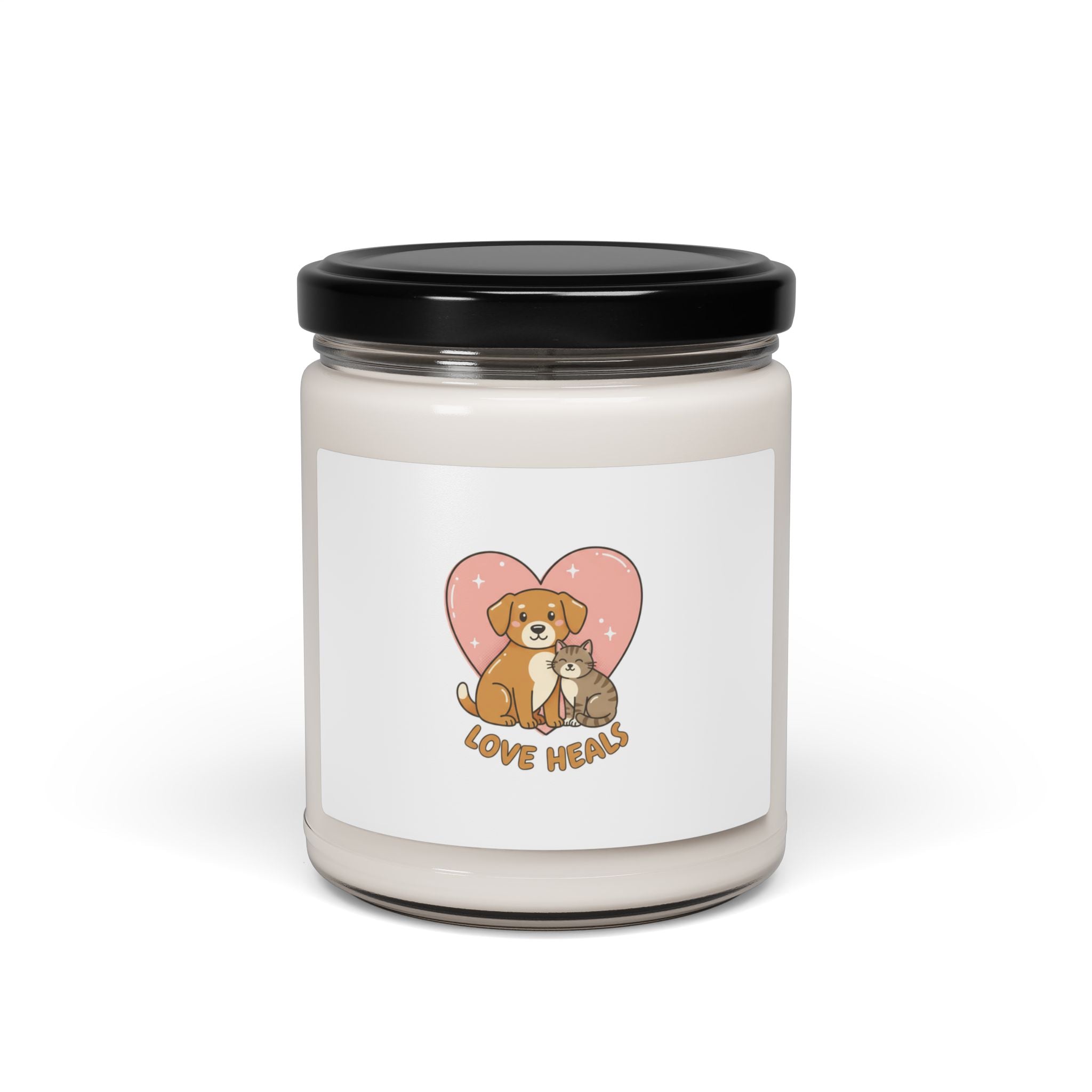 Minimal Pet Outline Candle | Soy Candle with Simple Cat Dog Line Art