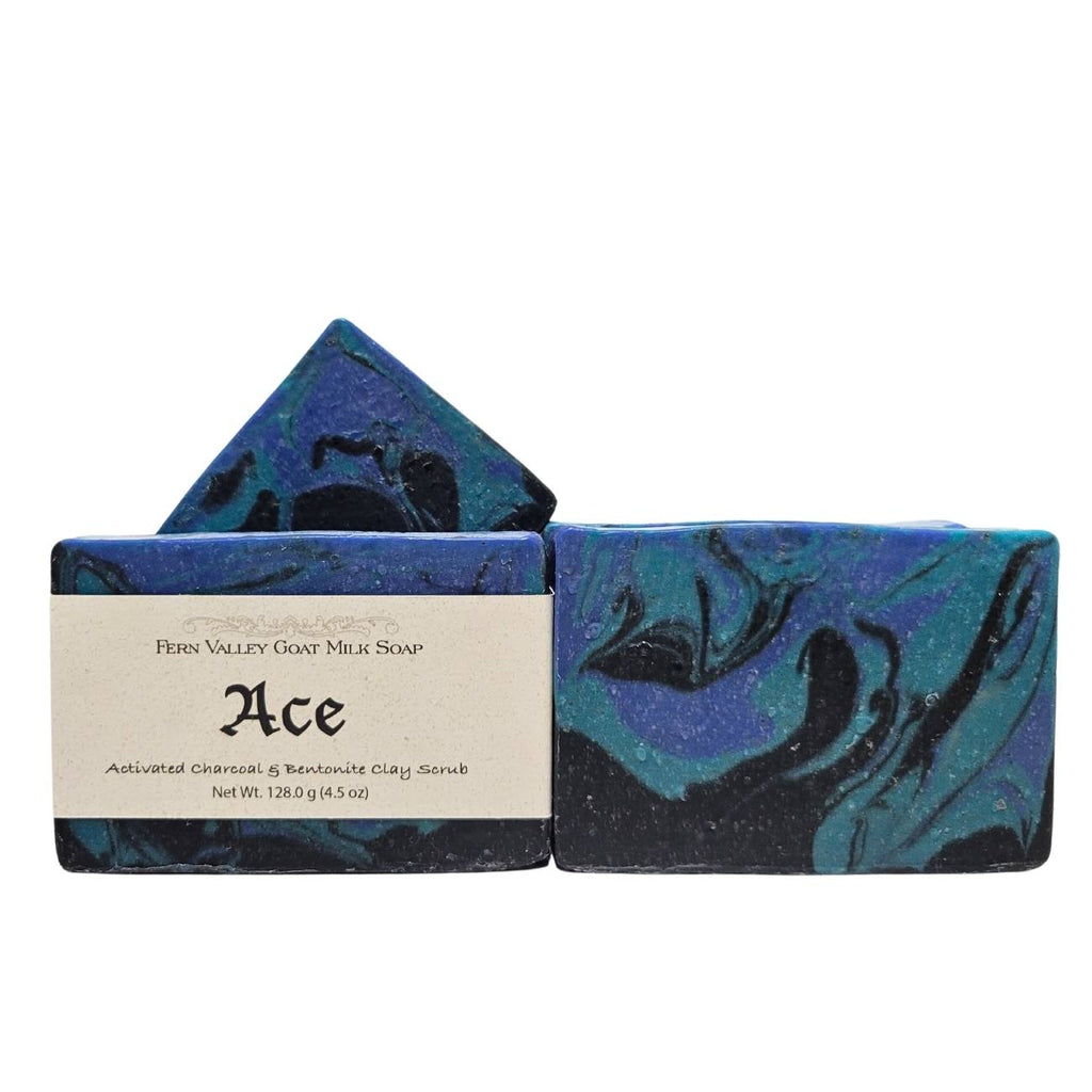 Natural Goat Milk Soap | Exfoliating Soap | Ace - Soap for Men